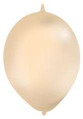 Balony pastelowe z łącznikiem 100 szt, łosoś