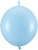 Balony z łącznikiem 28cm Pastel Baby Blue 20szt.