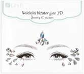 Naklejki Biżuteria Kryształki 3D na Twarz Karnawał