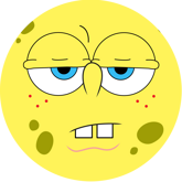 Opłatek tortowy 29 cm, SpongeBob 1 szt.