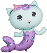 Balon Foliowy Koci Domek Gabi Syrenkotka 80x82cm