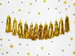 Girlanda Frędzle ZŁOTE Lustrzane 12szt.