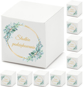 Pudełeczka Słodkie Podziękowanie KOŁO 5x5cm 10szt