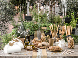 Talerzyki okrągłe, kraft, 18 cm, 6 szt.