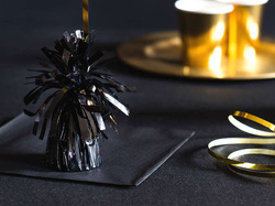 Ciężarek do balonów foliowy, czarny 1 szt.