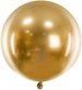 Balon okrągły Glossy 60 cm, złoty 1 szt.