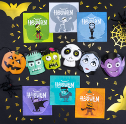 Serwetki Halloween Monsters 33x33cm 12szt.