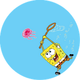 Opłatek tortowy 29 cm, SpongeBob 1 szt.