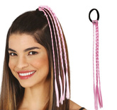 WAROCZYKI Pasemka do Włosów RÓŻOWE 35cm 3szt.