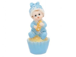 Figurka chłopiec na ciastku, 9,5 cm, 1szt