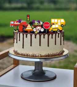Toppery Pikery ULICA Znaki Pojazdy, 9szt.