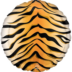 Balon Foliowy Tygrys Zwierzęta Safari Party 43cm