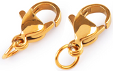 Karabińczyk z Ogniwkiem Łączącym Złoty 2szt.