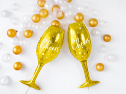 Balony Strong 27cm, Metallic Gold 100szt.