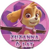 Opłatek tortowy 20 cm, Psi Patrol 1 szt.