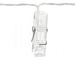 Lampki LED klamerki, bezbarwny, 1,4m
