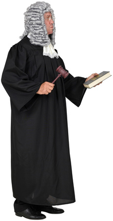 Kostium Strój Sędziego SĘDZIA Toga Żabot XL/XXL