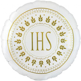 Balon Foliowy Komunijny IHS Dekoracja Okrągły 45cm