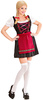 Kostium Strój BAWARSKA DZIEWCZYNA Oktoberfest, XL