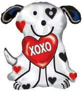 Balon foliowy CTI 28" Dalmatyńczyk z serduszkiem