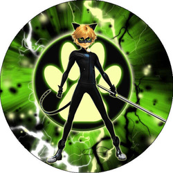 Opłatek tortowy 20 cm, Miraculum 1 szt.