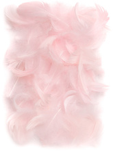 PIÓRKA Dekoracyjne Ozdobne RÓŻOWE Jasne 5-12cm 10g