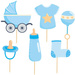 Toppery Pikery BABY SHOWER CHŁOPIEC, 6szt.