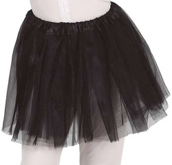 Spódniczka Tutu Czarna Tiulowa Strój Tancerka 30cm