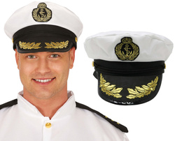 Czapka Admirała Kapitan Statku Marynarka Wojenna