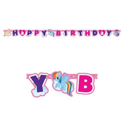 Baner - napis HB My Little Pony, 160 cm, 1 szt. 