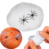 Pajęczyna Halloween, biały, 60g, 1 op.