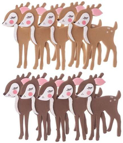 Naklejki 3D z Pianki Piankowe JELONEK BAMBI 10szt.