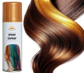 Zmywalna Farba do Włosów Spray Lakier ZŁOTA 125ml