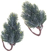 Ozdobne GAŁĄZKI JODŁY Stroik Dekoracja 10cm 2szt.