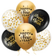 Balony Sylwestrowe Zestaw HAPPY NEW YEAR 6szt.