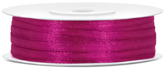 Tasiemka satynowa, fuksja, 3mm/50m