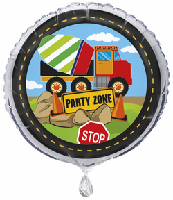 Balon Foliowy BUDOWA Betoniarka Urodziny 45cm