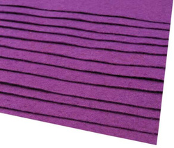 Filc dekoracyjny 20 x 30 cm, fioletowy, 1 szt.
