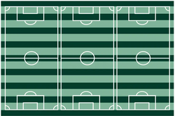 Obrus Foliowy Piłka Nożna Boisko Murawa 120x180cm