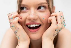 Brokat do twarzy i ciała, 3g, mix