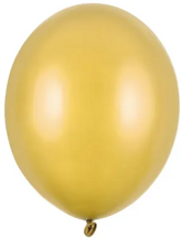 Balony Metaliczne Złote 12cm 25szt.