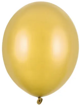 Balony St. 12cm (5") Metallic Złote, 25szt.