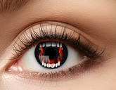 Soczewki 12 miesięczne, Kły Zęby Szczęka WAMPIRA