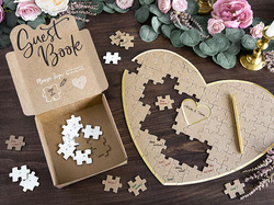 Księga gości puzzle - Serce, 45x35,5cm