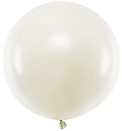 Balon okrągły 60 cm, Pastel Light Cream