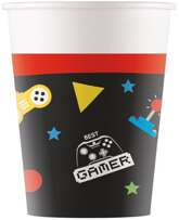 Kubeczki Papierowe GRA Konsola Gaming 200ml 8szt.