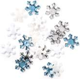 Kryształki Dekoracyjne ŚNIEŻYNKI Mix 2cm 20szt.