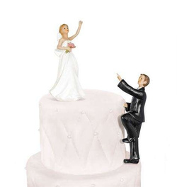 Figurka Pan Młody wspinający się, 14 cm, 1 szt.