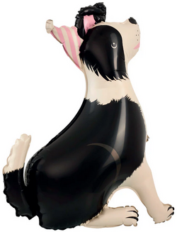 Balon foliowy Stojący Pies Border Collie 76x92cm