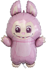 Balon foliowy Labobo Monster Bad Bunny Pink 63x80c